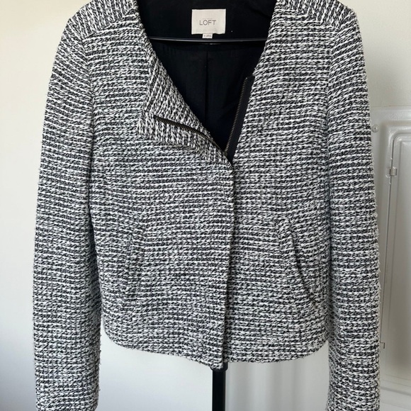 Ann Taylor Loft Zip Up Blazer Size 8 Women’s - Picture 16 of 16